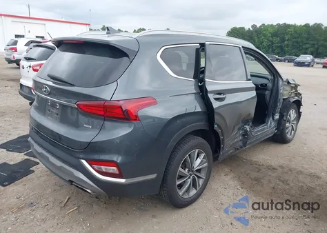2019 Hyundai Santa Fe Sel Plus z USA, uszkodzony, nr VIN 5NMS3CAD6KH044767